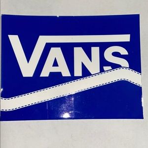 Vans Sticker Blue